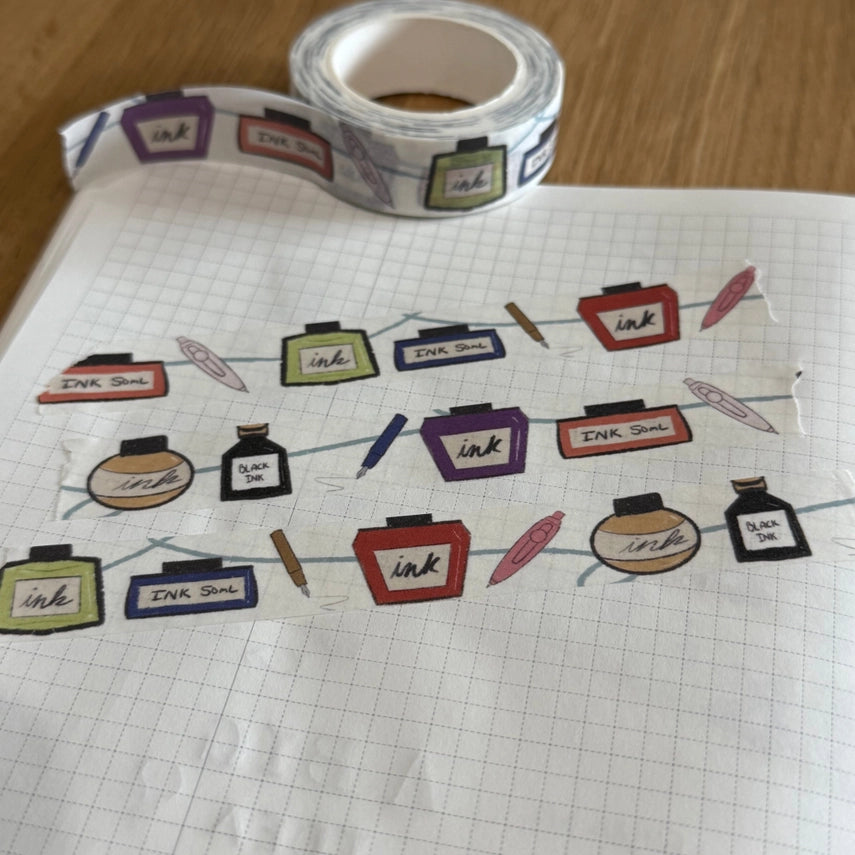 StickersByZach - Washi Tape - Pens & Inks