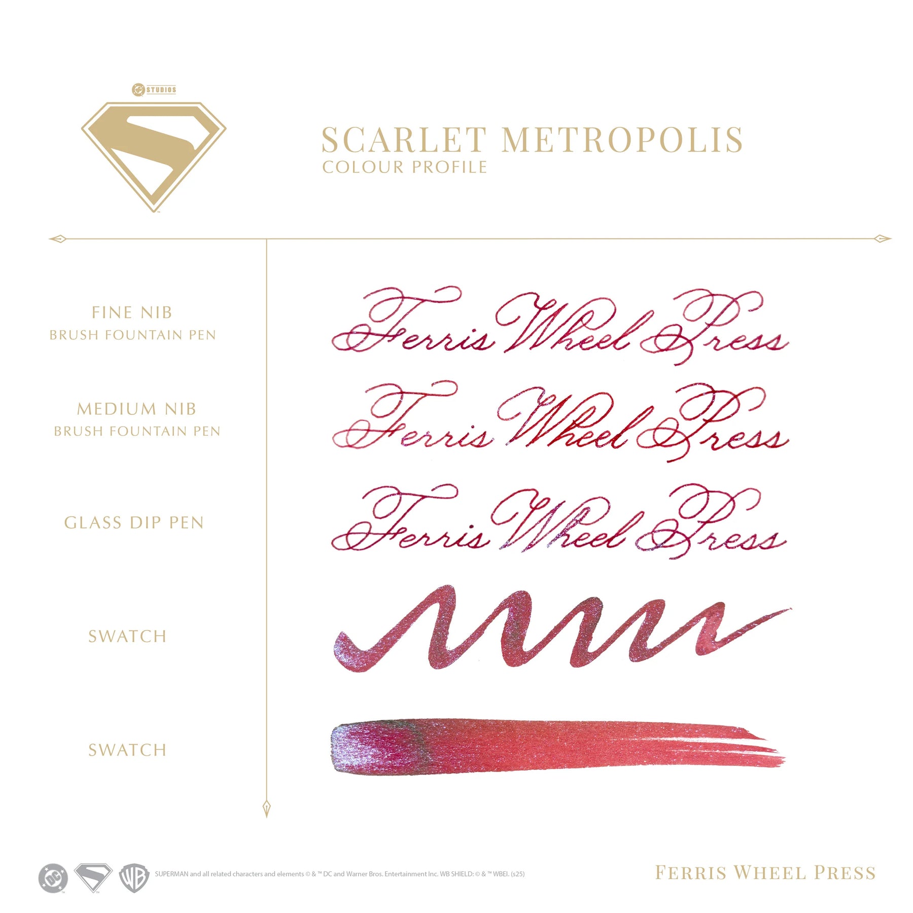 Ferris Wheel Press - Superman Scarlet Metropolis