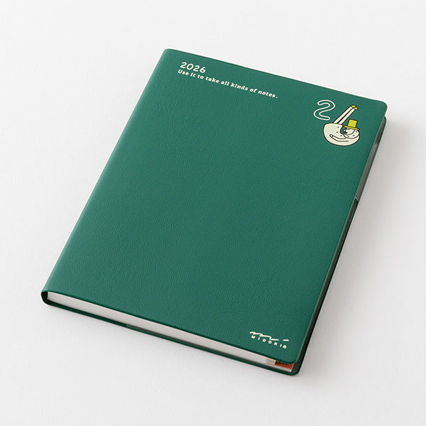 Midori 2026 Pocket Diary A6 Weekly Block- Ojisan