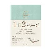 Midori Diary Hibino 2026 Blue Green - A6