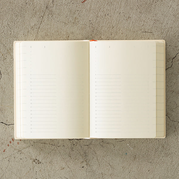 Midori MD Paper 2026 Notebook Diary 1Day 1Page- A6