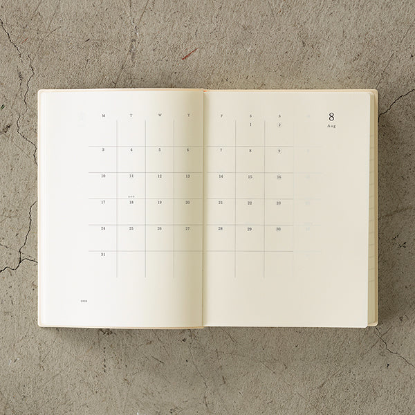 Midori MD Paper 2026 Notebook Diary 1Day 1Page- A5