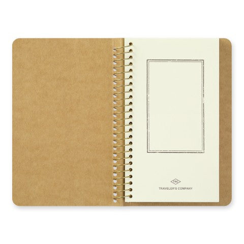TRAVELER'S COMPANY A6 Slim Spiral Ring Notebook - Paper Pocket