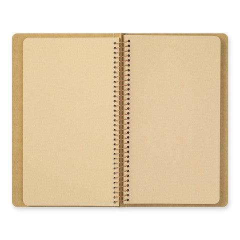 TRAVELER'S COMPANY A5 Slim Spiral Ring Kraft Paper - Blank