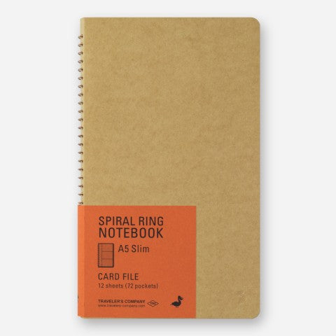 TRAVELER'S COMPANY A5 Slim Spiral Ring Card File