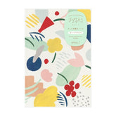 Midori Yuru Log Notebook B6 - Motif Textile
