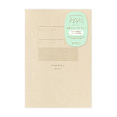 Midori Yuru Log Notebook B6 - Free Diary Monthly