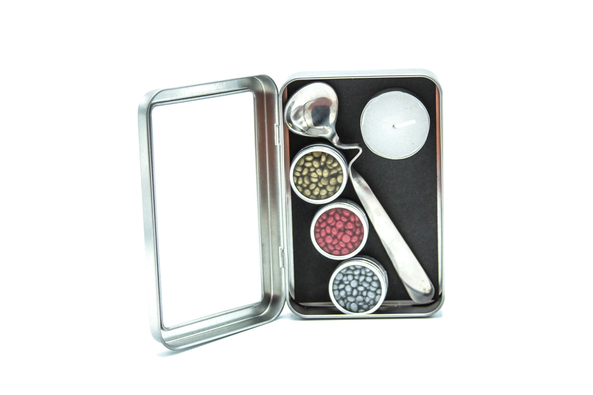 Global Solution Sealing Wax Bead Kit- Gold, Red, and Silver