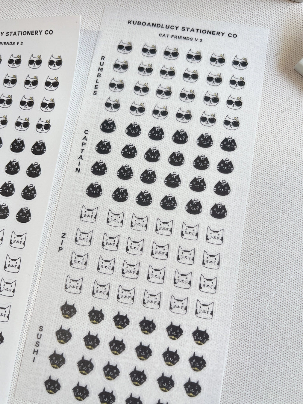 Kuboandlucy Stationery Co. - Cat Friends Sticker Sheet