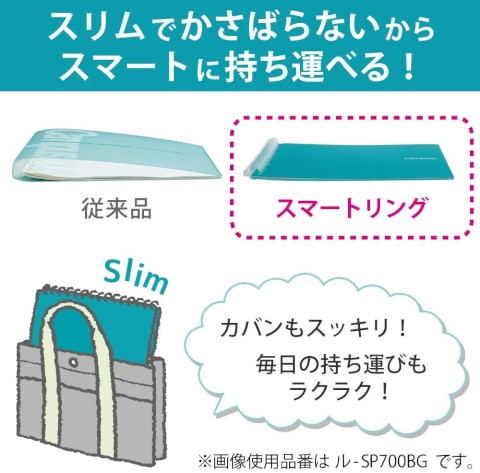 Kokuyo Campus Smart Ring B5 Binder - Blue Green