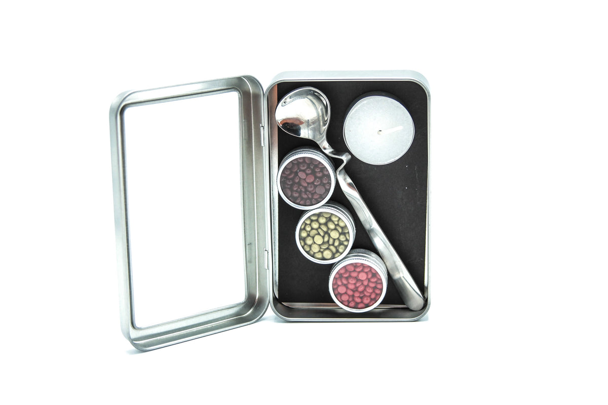 Global Solution Sealing Wax Bead Kit- Red, Cranberry and Gold