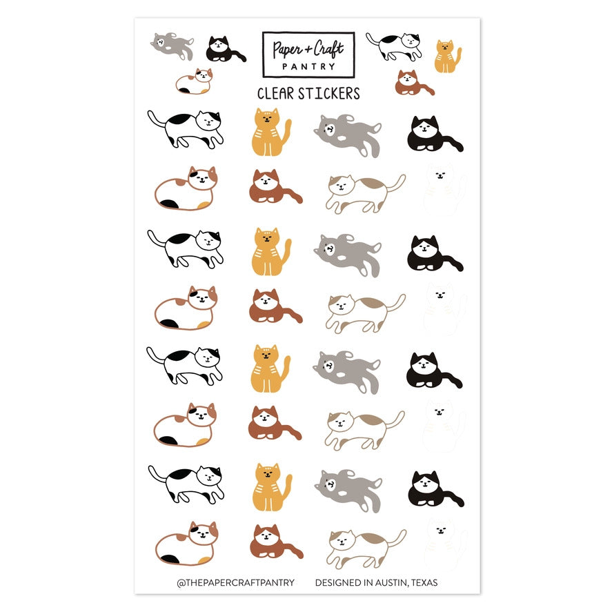 The Paper Craft Pantry Cat Sticker Sheet