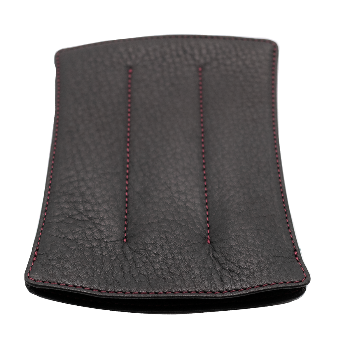 Nagasawa three pen case Kip Leather Black (L)