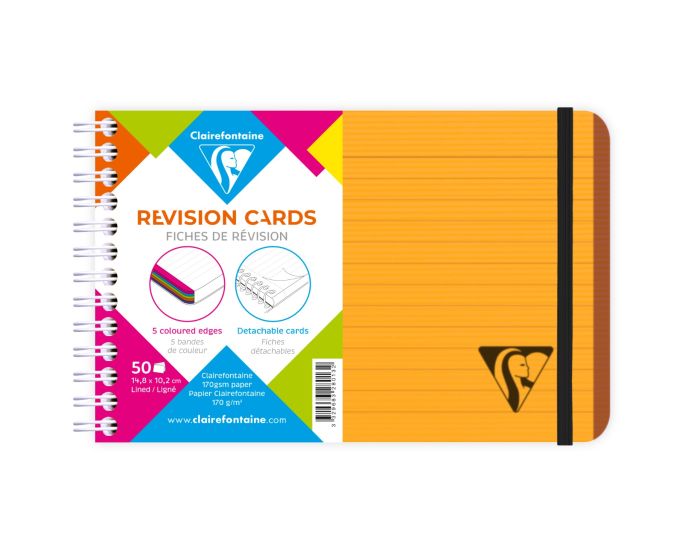 Clairefontaine Linicolor Wirebound Revision Cards