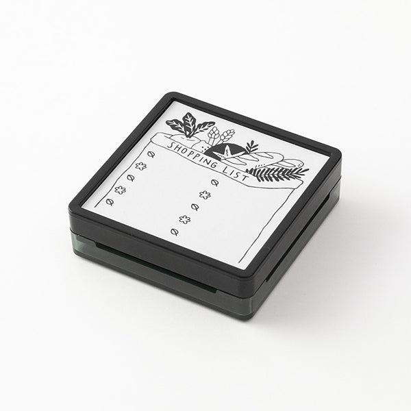 Midori Paintable Stamp - Shopping List