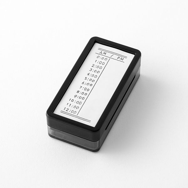 Midori Half Size Paintable Stamp - Vertical Time