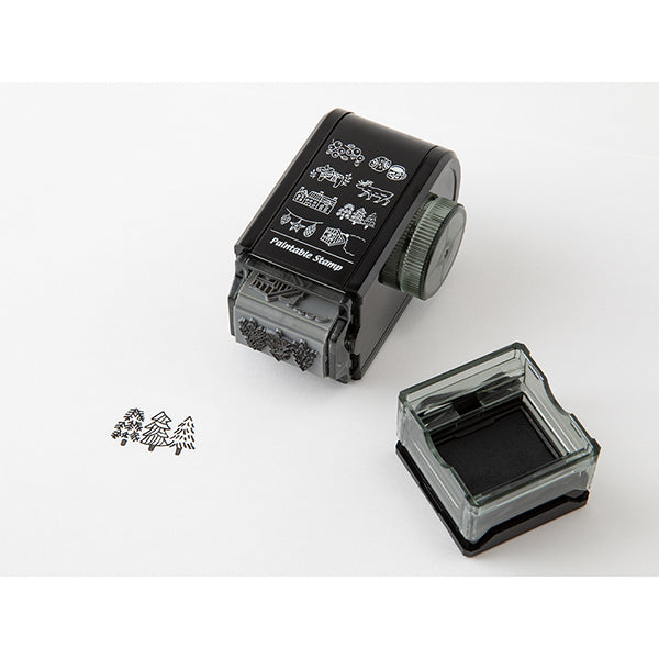 Midori Paintable Rotating Stamp - Self Inking - Dial Nordic Pattern