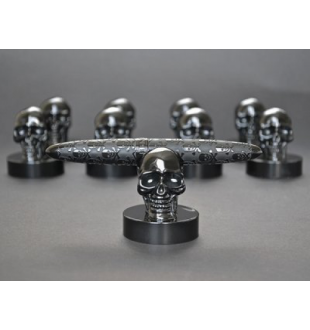 BENU Black Skull Pen Holder