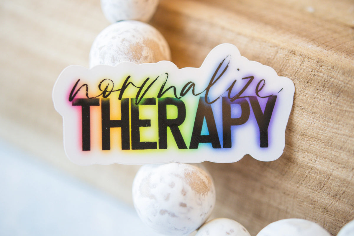 Savannah and James Co - Vinyl Sticker - Normalize Therapy