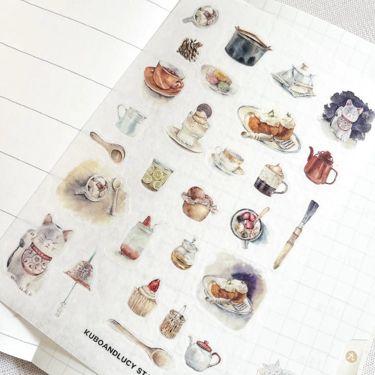 Kuboandlucy Stationery Co. - Japan Things Washi Sticker Sheet