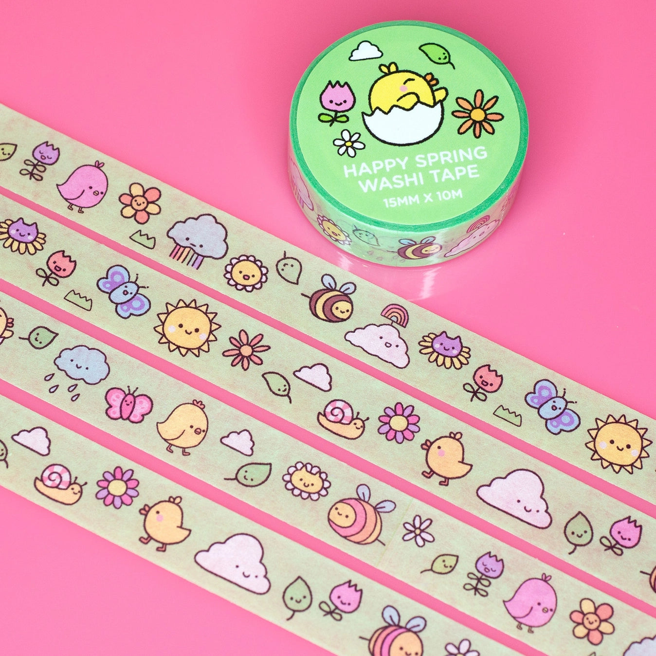 Robot Dance Battle - Happy Spring Washi Tape