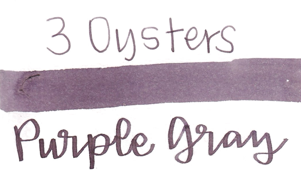 3 Oysters Ink - Delicious Purple Gray