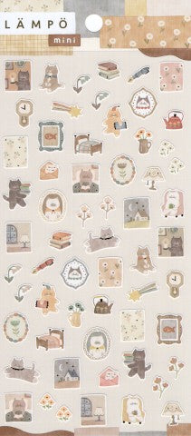 Mind Wave Stickers - Cat and Night