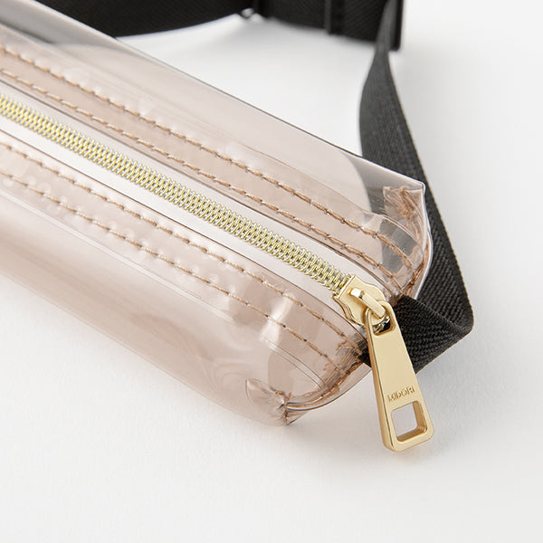 Midori Book Band Pen Case - Clear Sepia