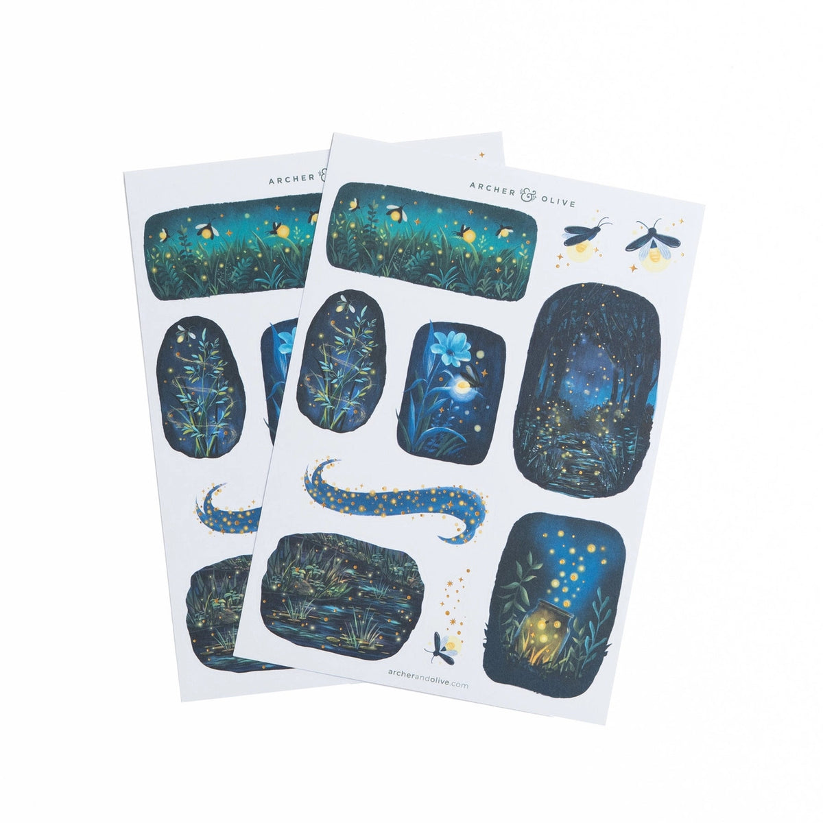 Archer & Olive - Firefly Night Sticker Set