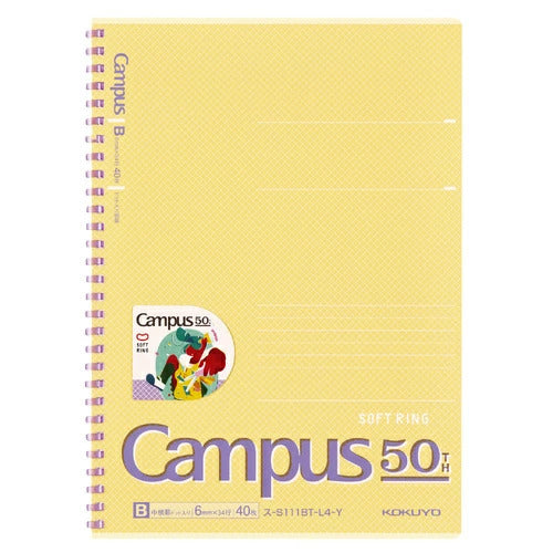 Kokuyo Campus 50th Anniversary LE - Soft Ring B5 Notebook