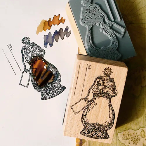 Dominant Industry Wood Stamp - A Log of Elixir