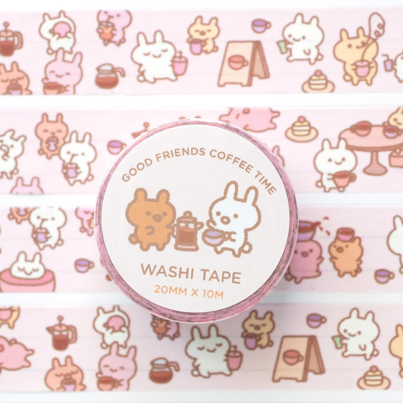 Robot Dance Battle - Good Friends Coffee Time Washi Tape