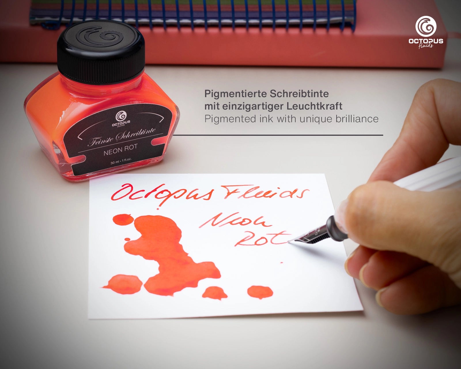 Octopus Highlighter Ink - Neon Red