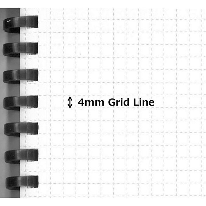 Kokuyo A5 Soft Ring Notebook - 4mm Grid
