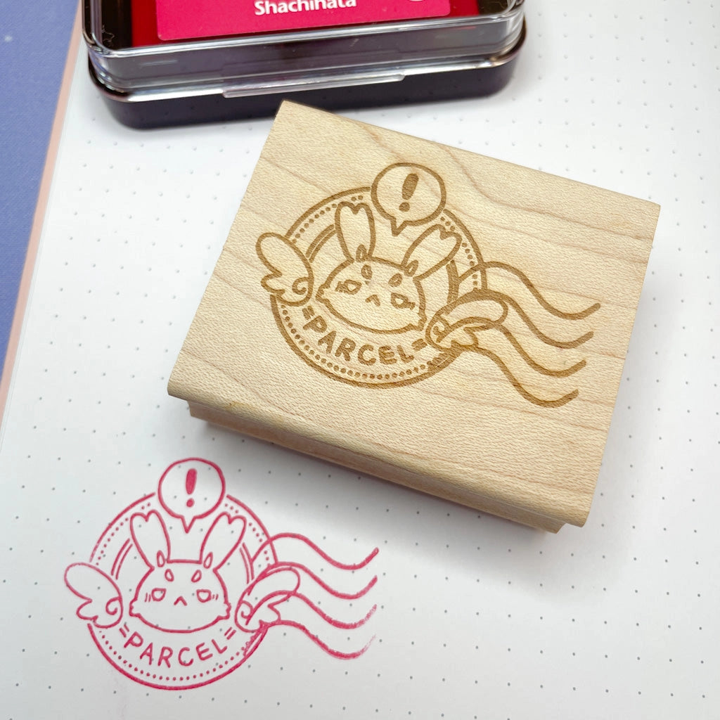 Sakuradragon - Parcel Wooden Stamp
