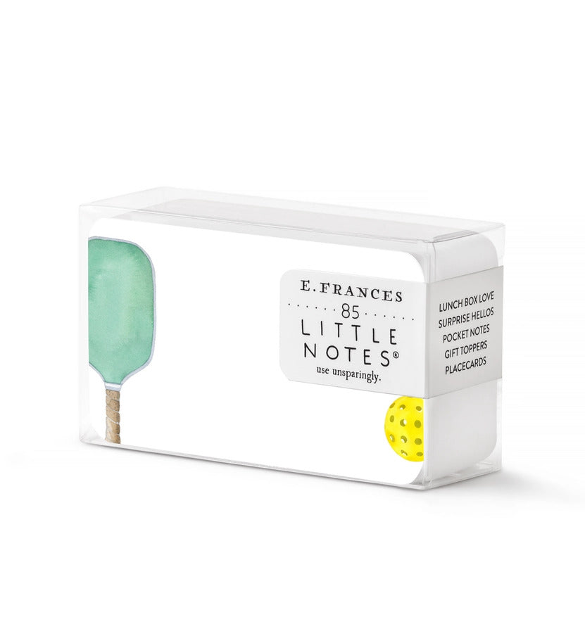 E. Frances Little Notes - Pickleball