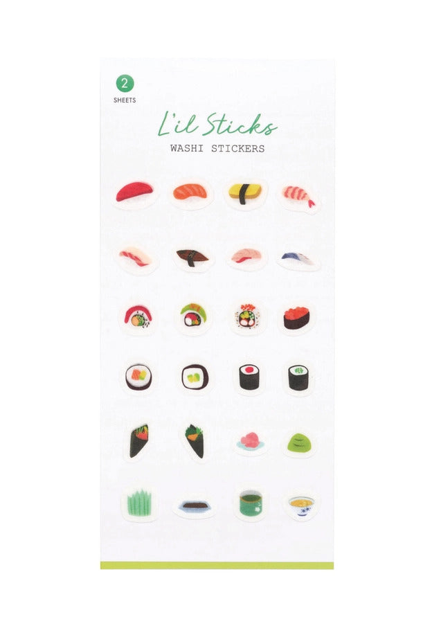 Girl of All Work - Washi Stickers - Sushi L'iI Sticks