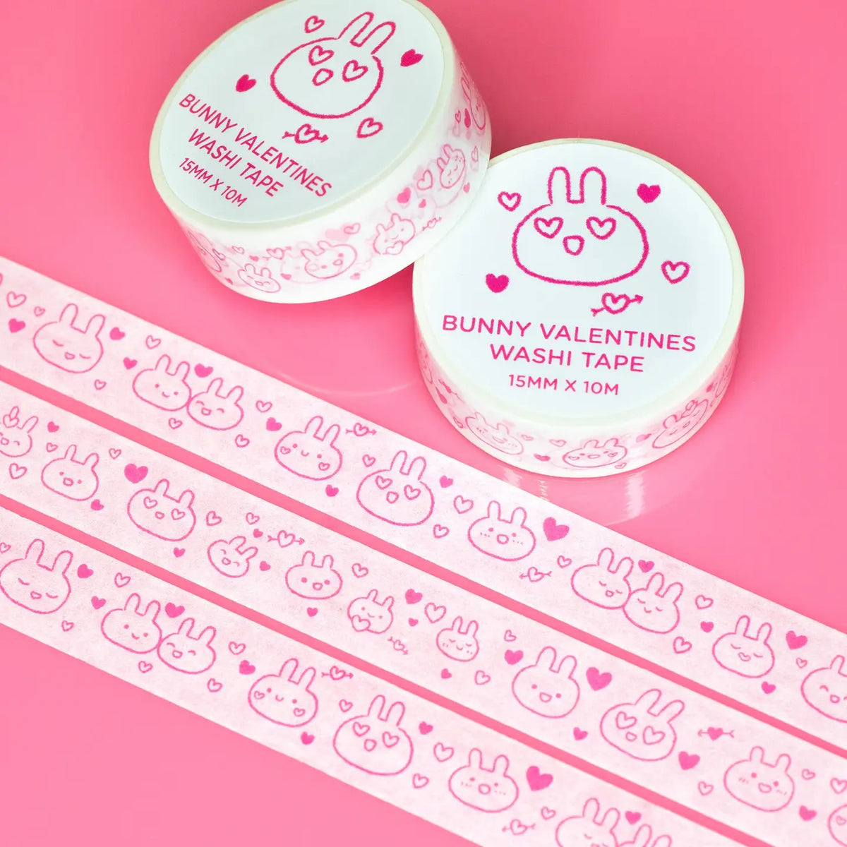 Robot Dance Battle - Bunny Valentines Washi Tape