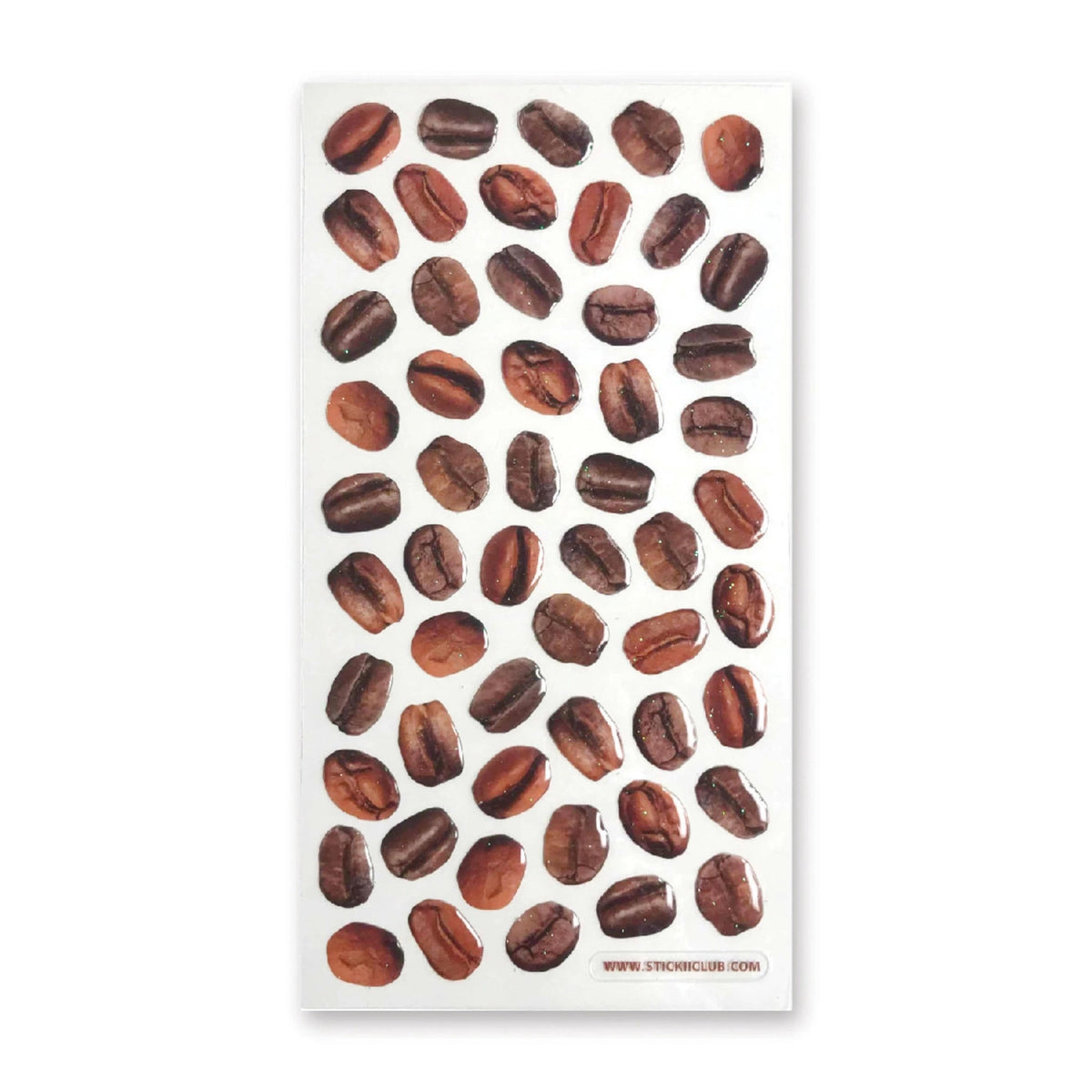 STICKII Sticker Sheet - Epoxy Coffee Beans