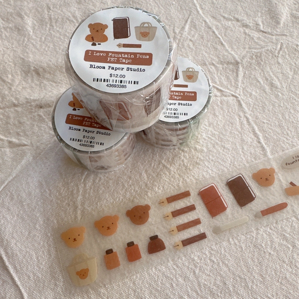 Bloom Paper Studio - PET Tape - I Love Fountain Pens