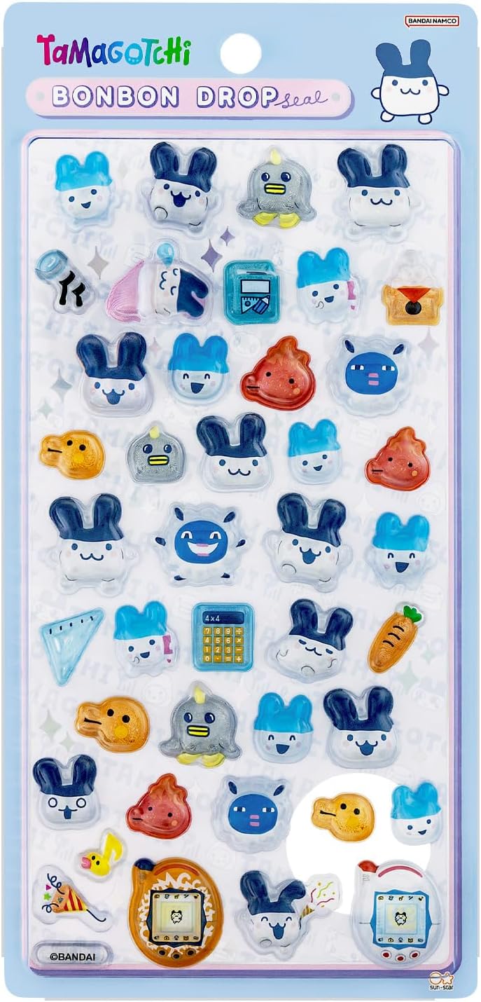 Tamagotchi など　BONBON DROP シール 12枚セット Sun Star - BonBon Drop Sticker Tamagotchi - Mimicchi