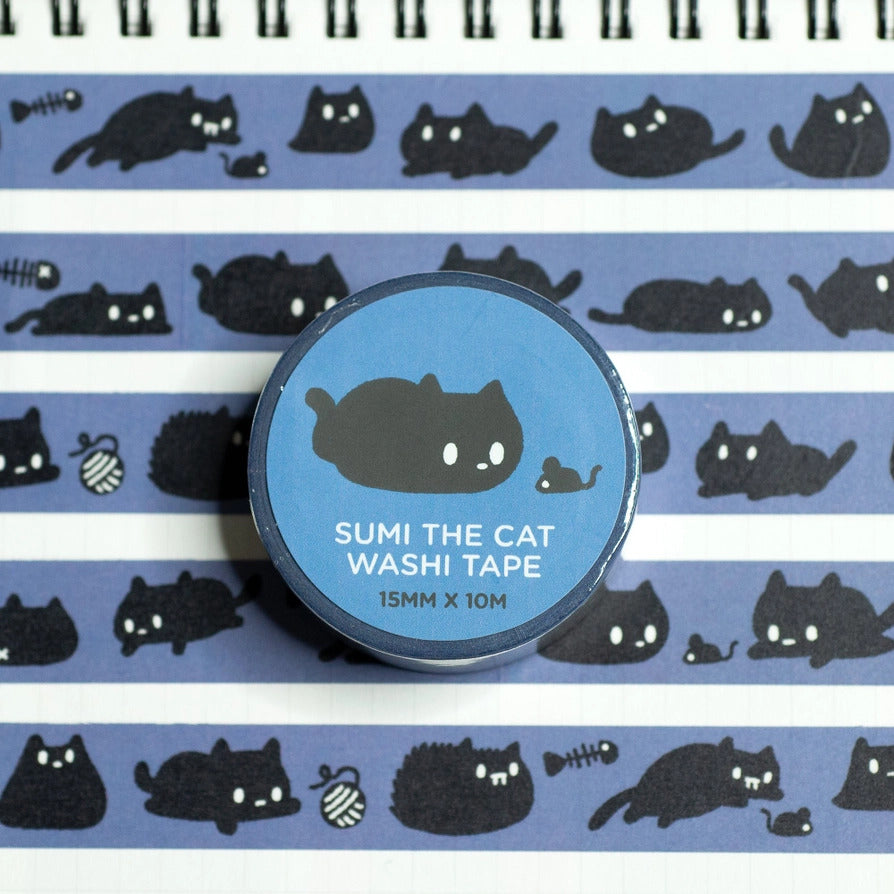 Robot Dance Battle - Sumi the Cat Washi Tape