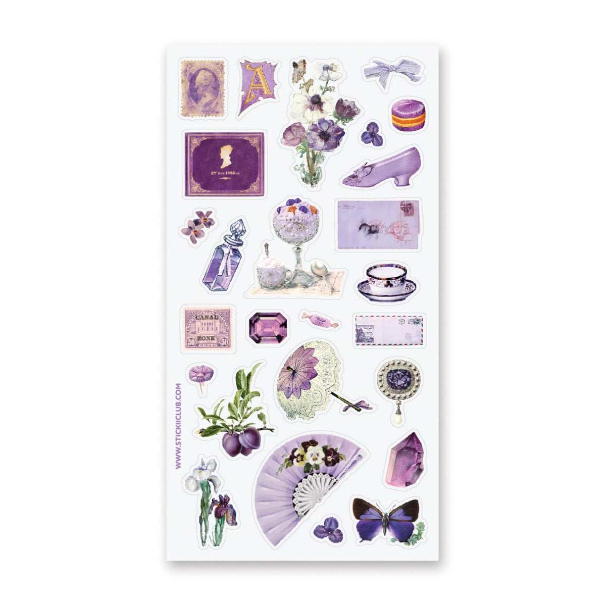 STICKII Sticker Sheet - Lovely Lavender