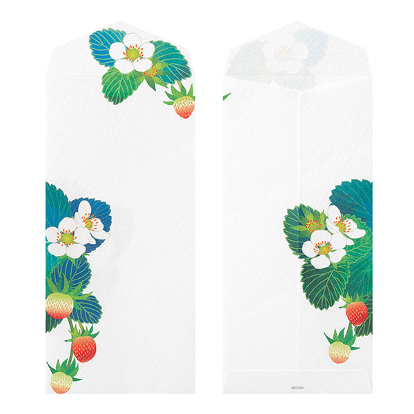 Midori Envelopes - Foil Stamping Strawberry 020