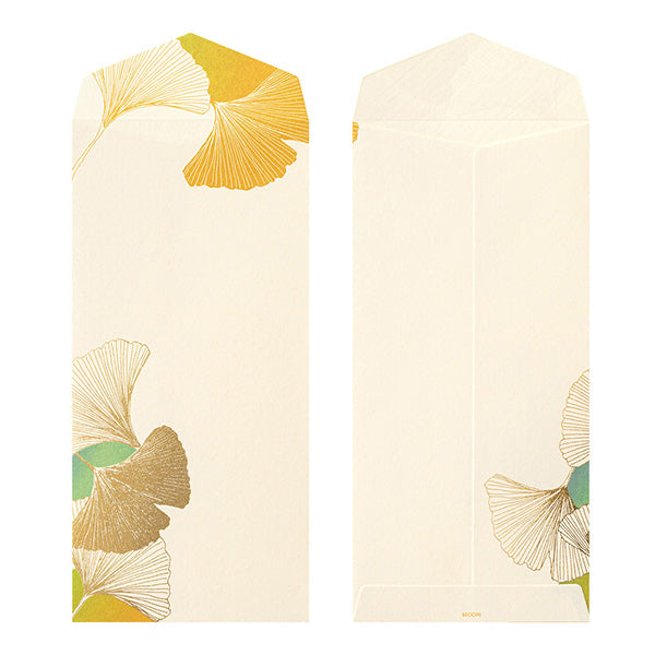 Midori Envelopes - Foil Stamped Ginkgo 036