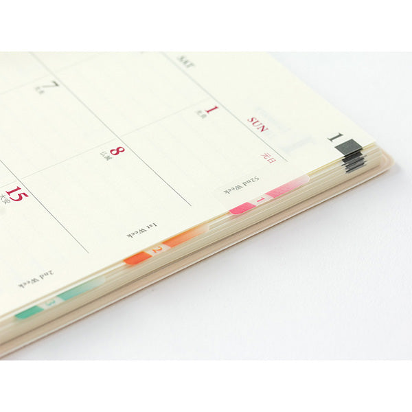 Midori Index Label- Chiratto Number Color