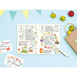 Midori Planner Stickers- Sticker Marché Cactus