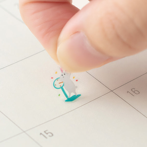 Midori Planner Stickers - Achievement Diet Animals