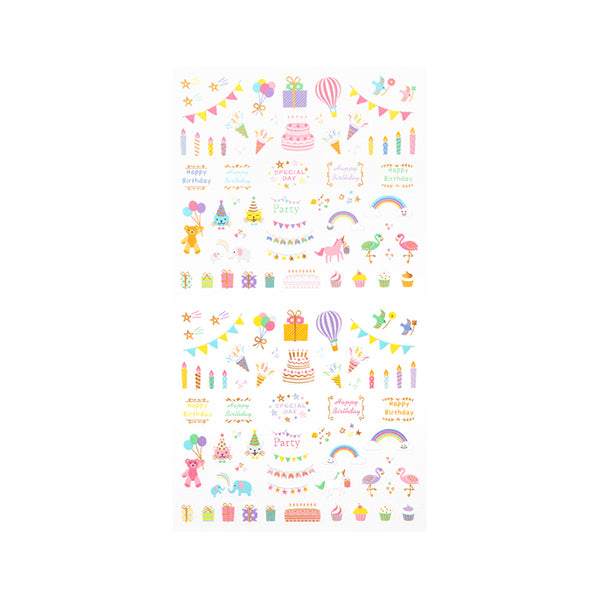 Midori Planner Stickers - Anniversary Birthday