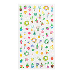 Midori Planner/Diary Stickers - Floral pattern